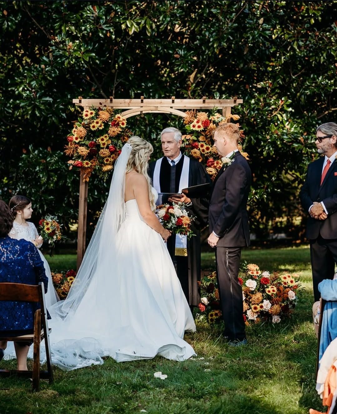 Wedding florals by Well House Floral and Design